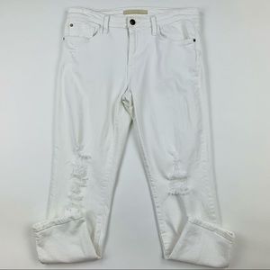 Joe’s The Slouchy High Water White Distressed Jean